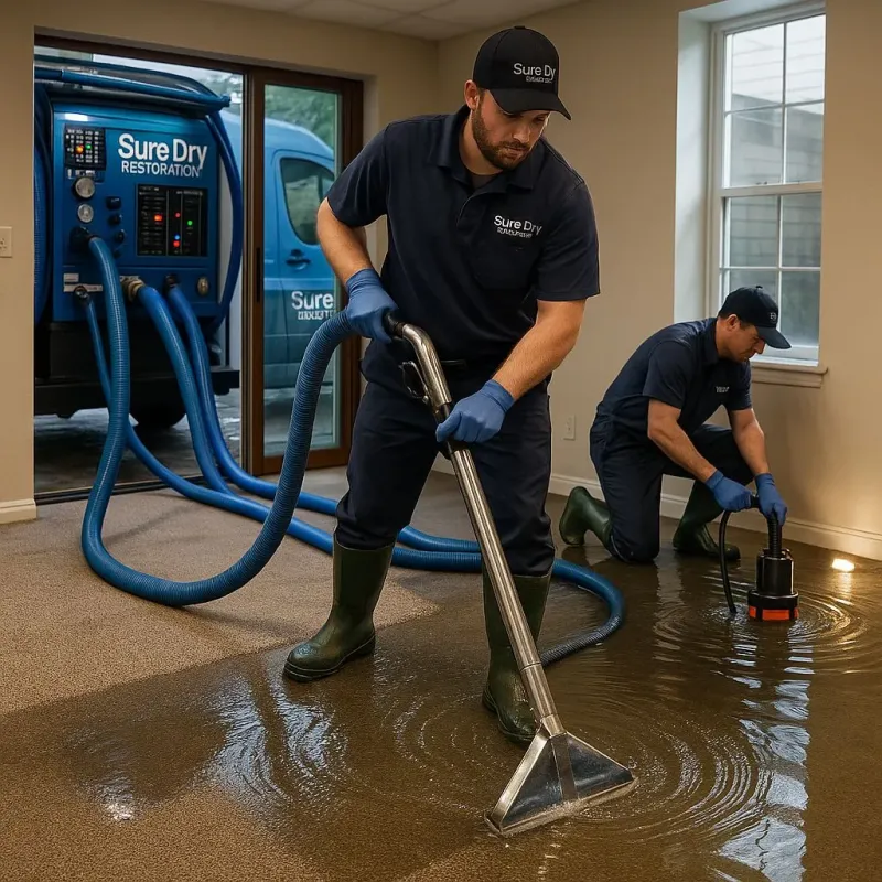 Water Extraction and Removal process in Cheval, FL